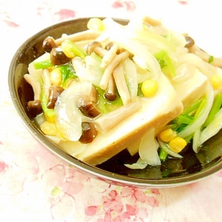 ❤高野豆腐の彩り野菜あんかけ❤